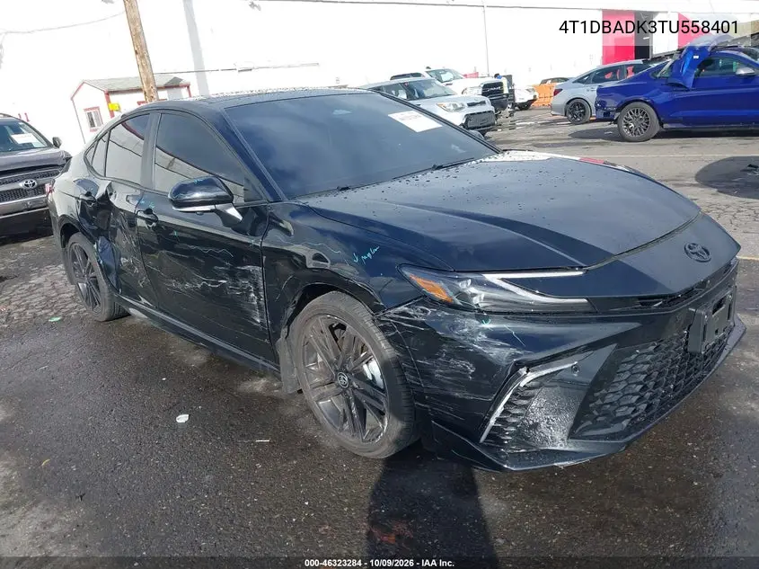 TOYOTA CAMRY 2026, VIN 4T1DBADK3TU558401