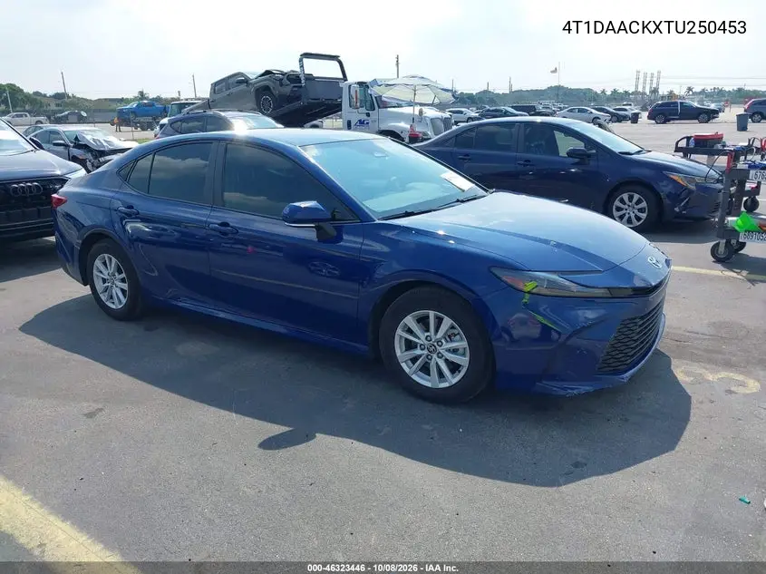TOYOTA CAMRY 2026, VIN 4T1DAACKXTU250453