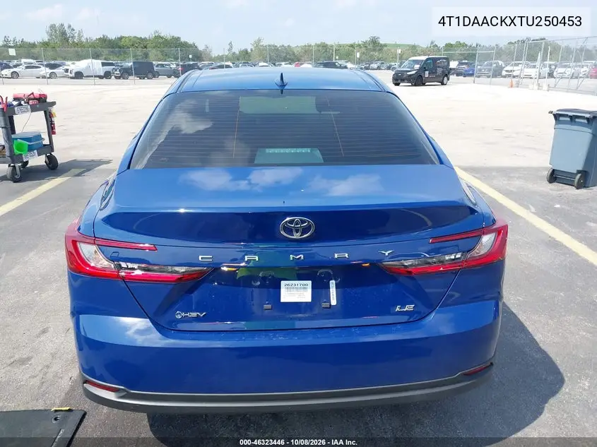 2026 TOYOTA CAMRY VIN 4T1DAACKXTU250453 — фото 16