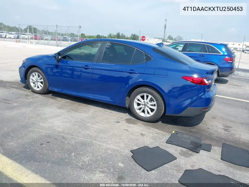 2026 TOYOTA CAMRY VIN 4T1DAACKXTU250453 — фото 3