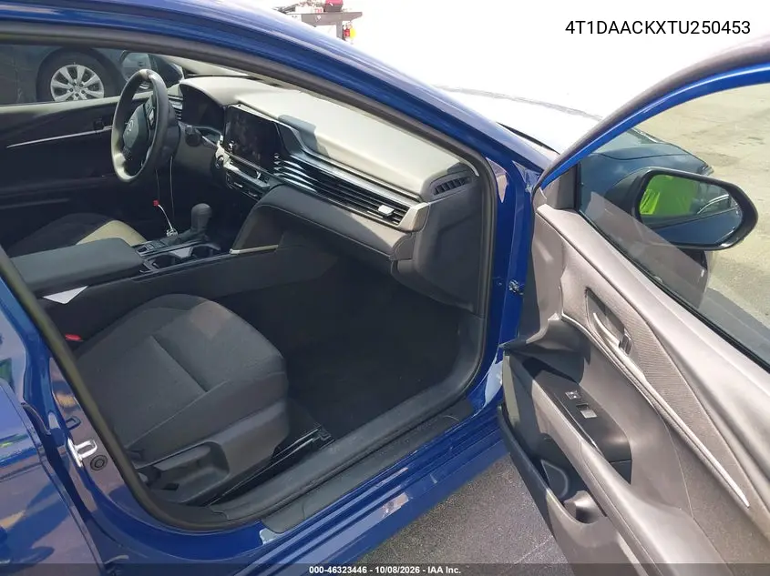 2026 TOYOTA CAMRY VIN 4T1DAACKXTU250453 — фото 5
