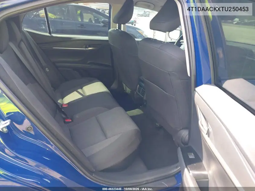 2026 TOYOTA CAMRY VIN 4T1DAACKXTU250453 — фото 8
