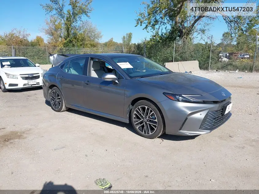 TOYOTA CAMRY 2026, VIN 4T1DBADKXTU547203