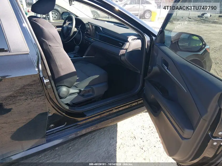 2026 TOYOTA CAMRY VIN 4T1DAACK3TU749790 — фото 5