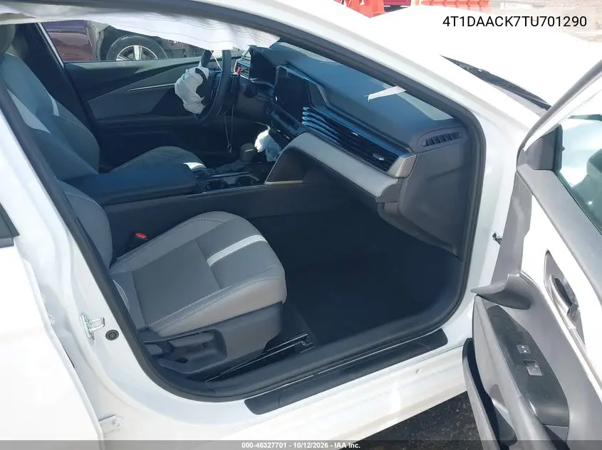 2026 TOYOTA CAMRY VIN 4T1DAACK7TU701290 — фото 5
