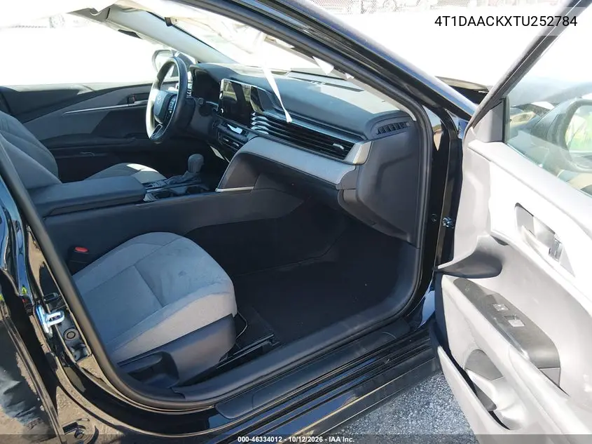 2026 TOYOTA CAMRY VIN 4T1DAACKXTU252784 — фото 5
