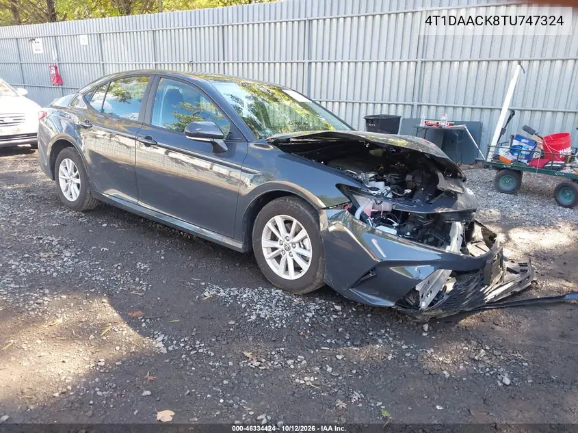 TOYOTA CAMRY 2026, VIN 4T1DAACK8TU747324