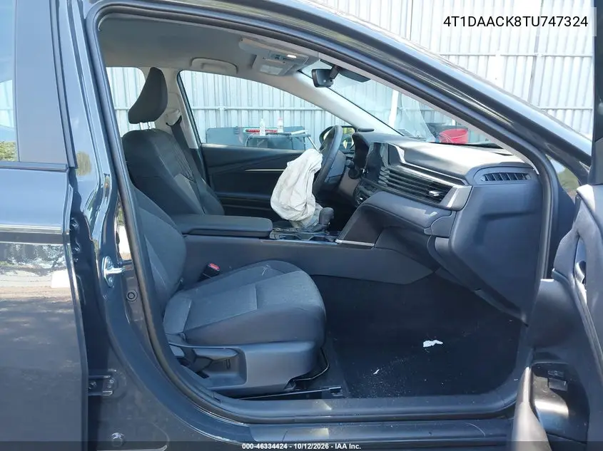 2026 TOYOTA CAMRY VIN 4T1DAACK8TU747324 — фото 5