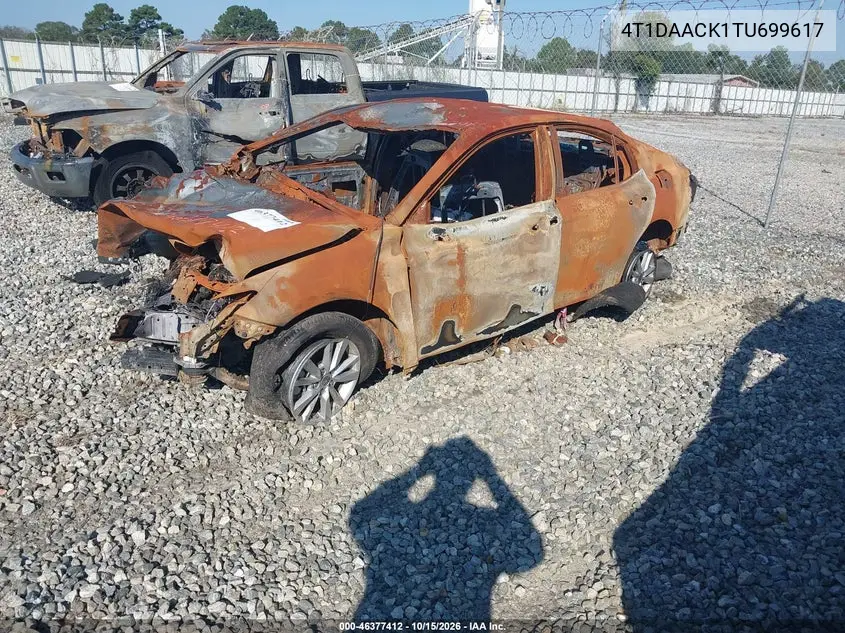 2026 TOYOTA CAMRY VIN 4T1DAACK1TU699617 — фото 2