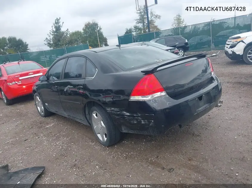 2026 TOYOTA CAMRY VIN 4T1DAACK4TU687428 — фото 3