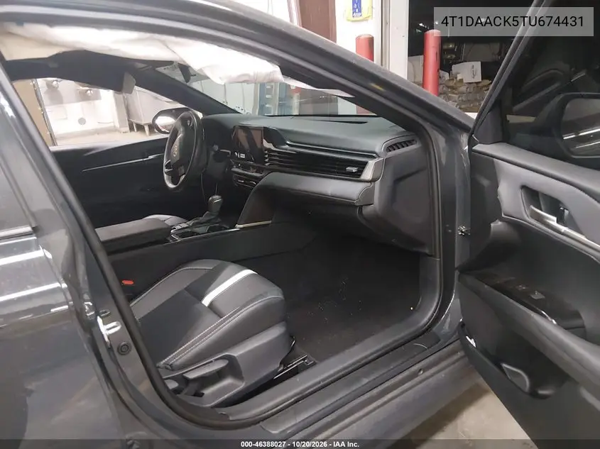 2026 TOYOTA CAMRY VIN 4T1DAACK5TU674431 — фото 5