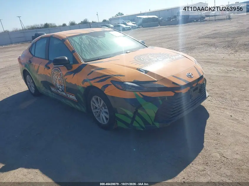 TOYOTA CAMRY 2026, VIN 4T1DAACK2TU263956
