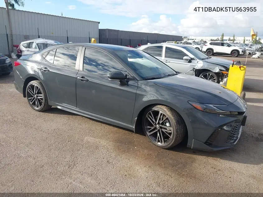 TOYOTA CAMRY 2026, VIN 4T1DBADK5TU563955