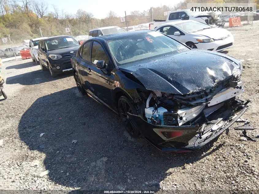 TOYOTA CAMRY 2026, VIN 4T1DAACK1TU780648