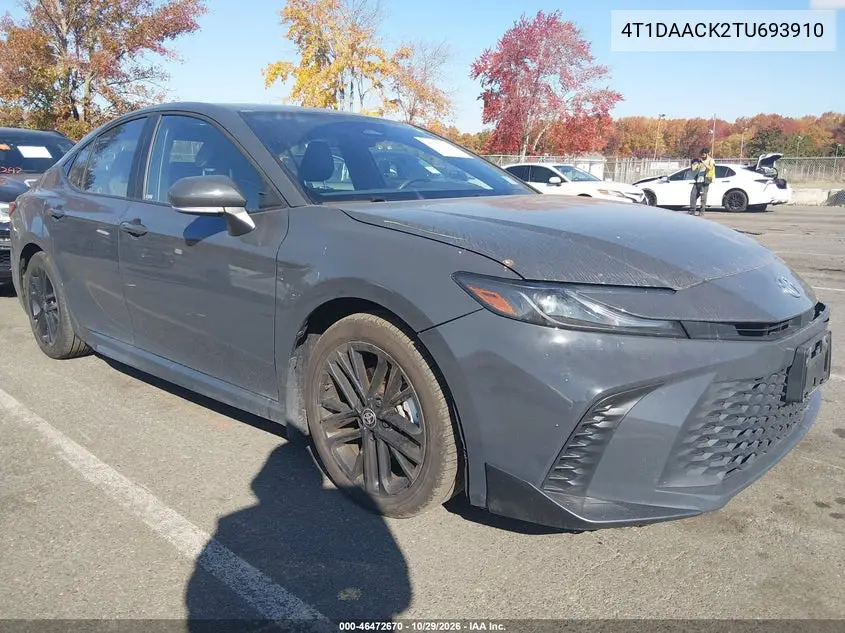 TOYOTA CAMRY 2026, VIN 4T1DAACK2TU693910