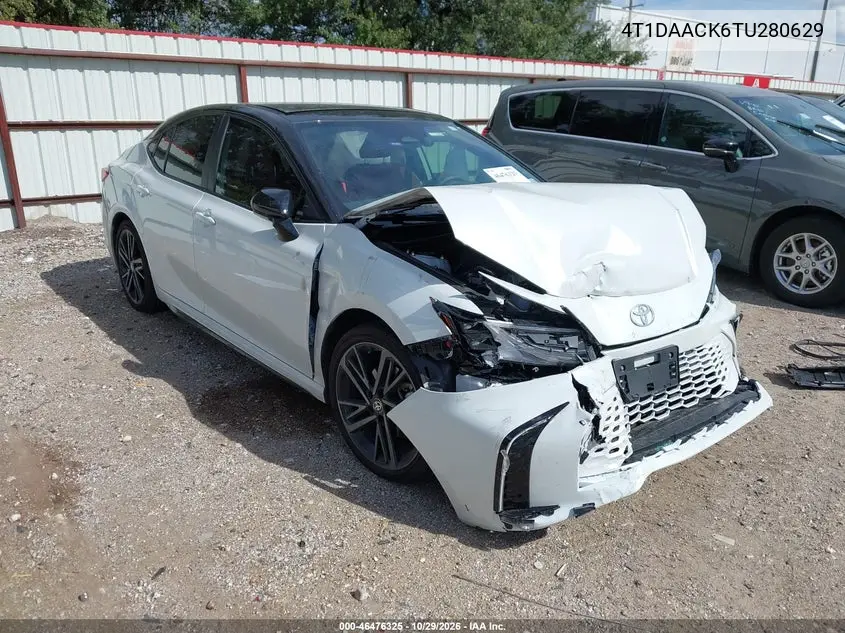 TOYOTA CAMRY 2026, VIN 4T1DAACK6TU280629