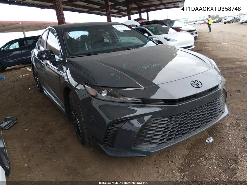 TOYOTA CAMRY 2026, VIN 4T1DAACKXTU358748