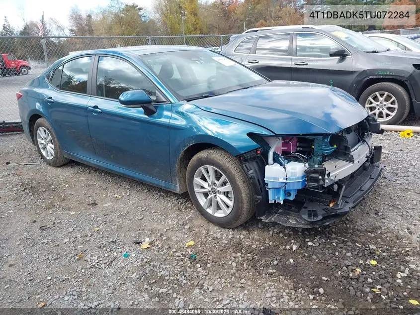 TOYOTA CAMRY 2026, VIN 4T1DBADK5TU072284
