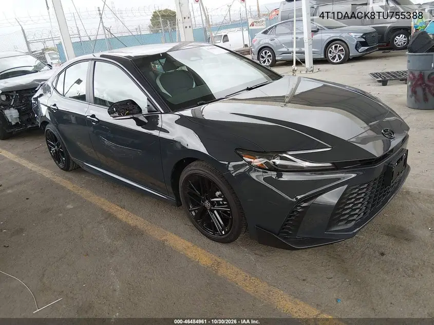 TOYOTA CAMRY 2026, VIN 4T1DAACK8TU755388