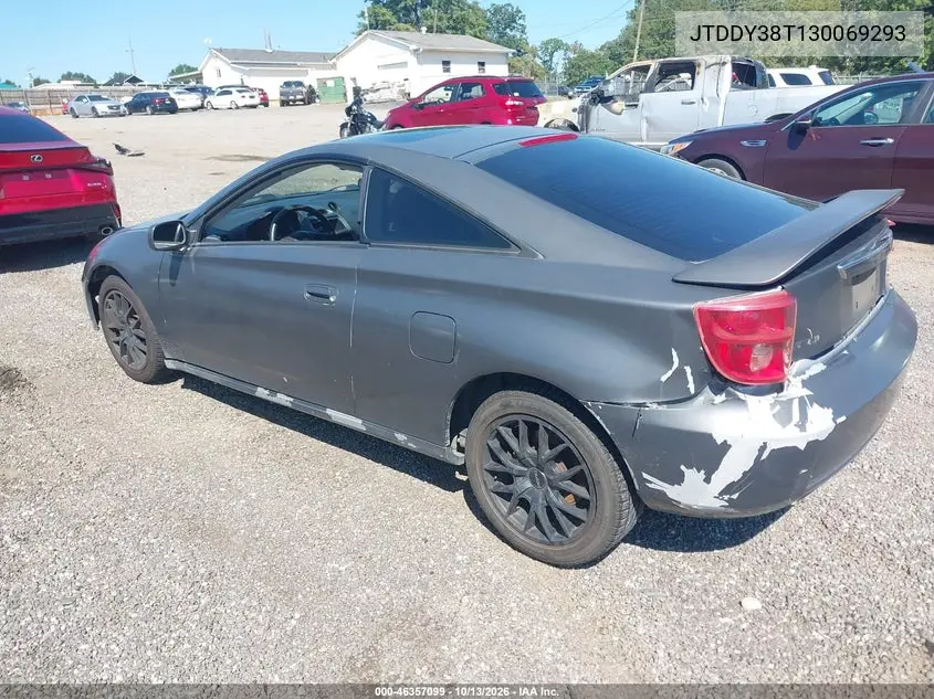 2003 TOYOTA CELICA VIN JTDDY38T130069293 — фото 3