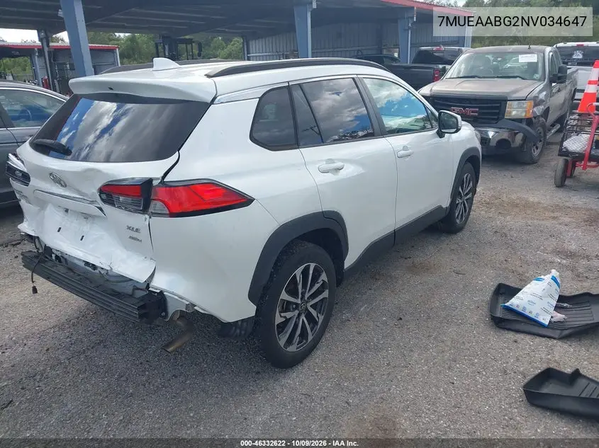 2022 TOYOTA COROLLA CROSS VIN 7MUEAABG2NV034647 — фото 4