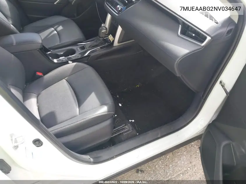 2022 TOYOTA COROLLA CROSS VIN 7MUEAABG2NV034647 — фото 5