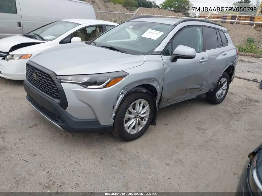 2023 TOYOTA COROLLA CROSS VIN 7MUBAABG7PV050798 — фото 2