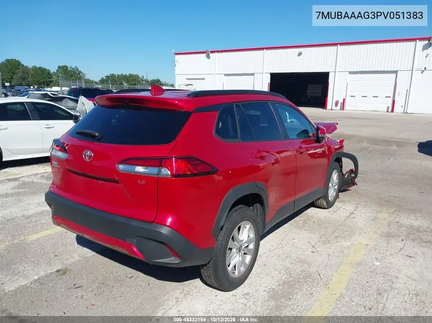 2023 TOYOTA COROLLA CROSS VIN 7MUBAAAG3PV051383 — фото 4
