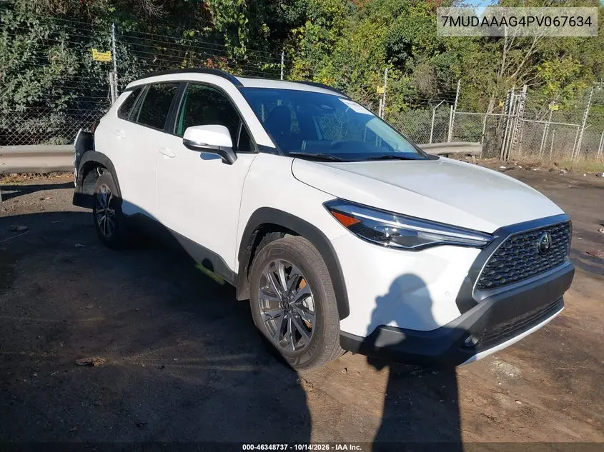 TOYOTA COROLLA CROSS 2023, VIN 7MUDAAAG4PV067634