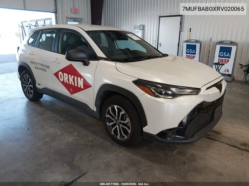 TOYOTA COROLLA CROSS 2024, VIN 7MUFBABGXRV020065