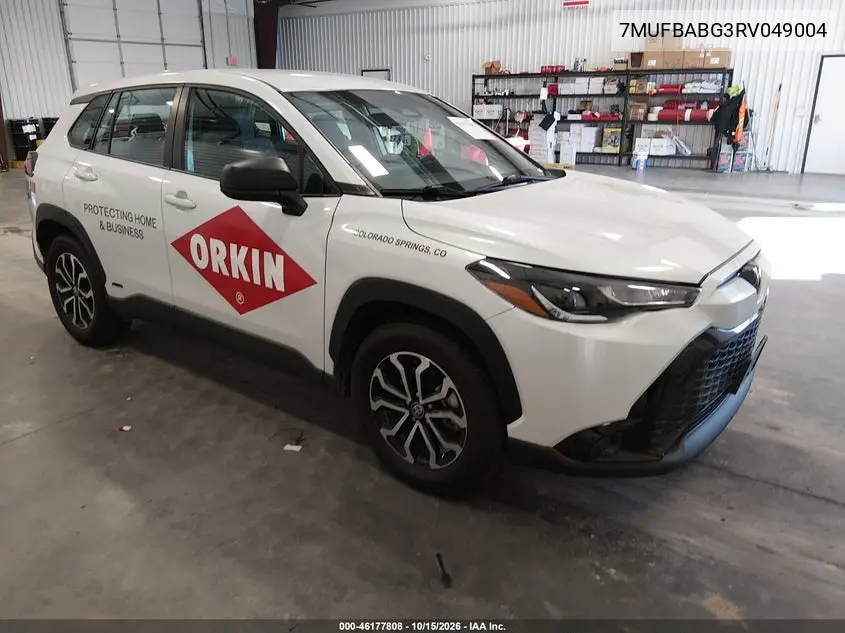 TOYOTA COROLLA CROSS 2024, VIN 7MUFBABG3RV049004