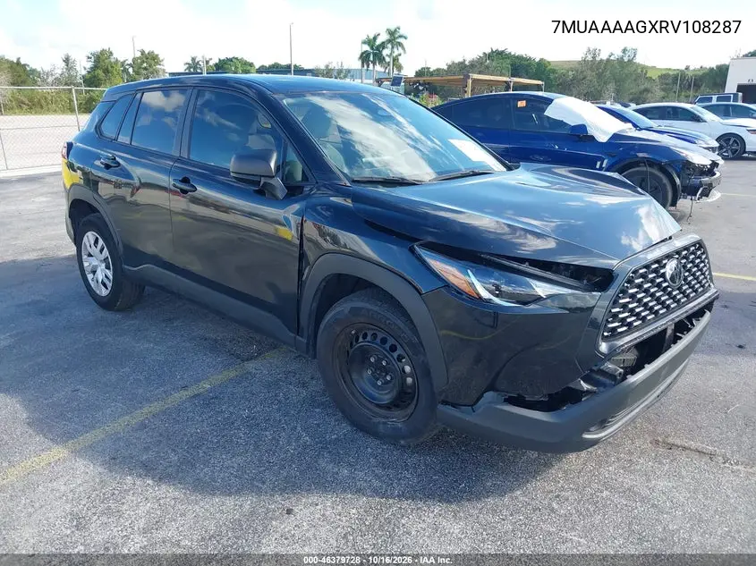 TOYOTA COROLLA CROSS 2024, VIN 7MUAAAAGXRV108287