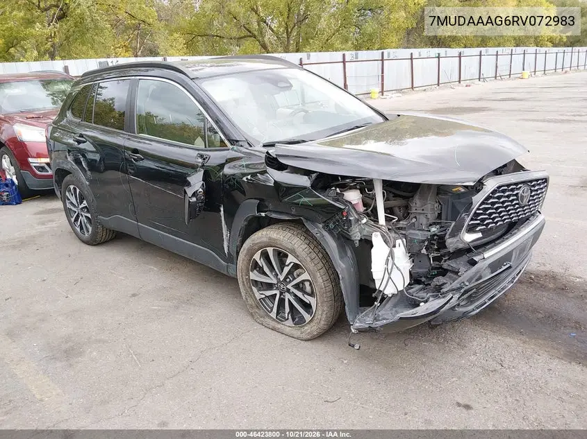 TOYOTA COROLLA CROSS 2024, VIN 7MUDAAAG6RV072983
