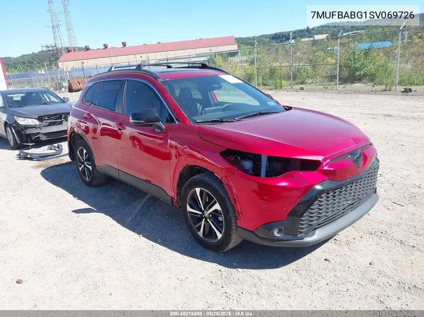 TOYOTA COROLLA CROSS 2025, VIN 7MUFBABG1SV069726