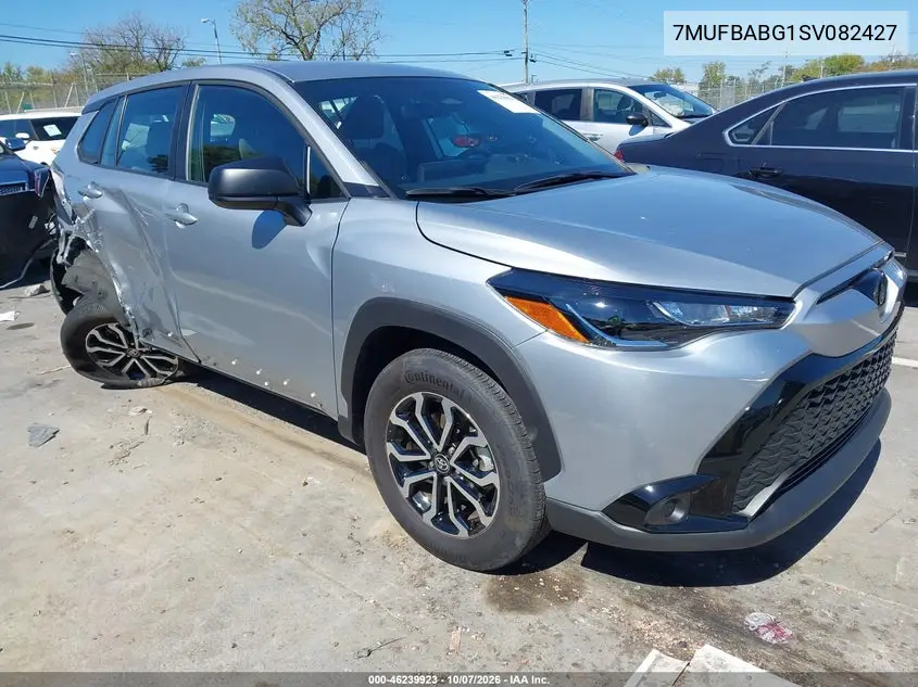 TOYOTA COROLLA CROSS 2025, VIN 7MUFBABG1SV082427