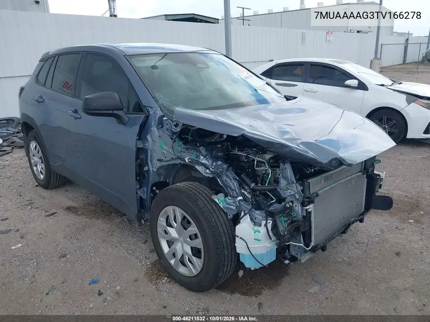 TOYOTA COROLLA CROSS 2026, VIN 7MUAAAAG3TV166278