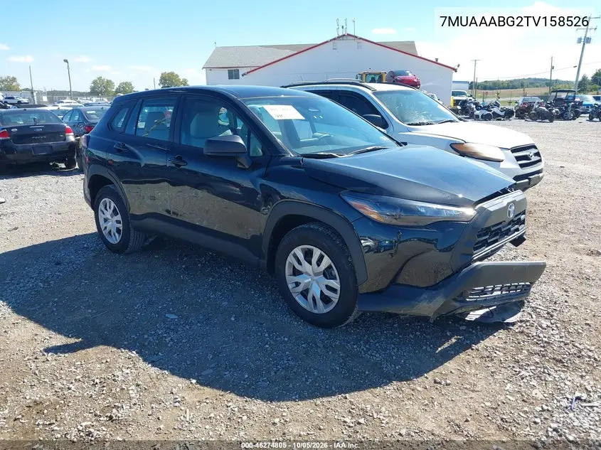 TOYOTA COROLLA CROSS 2026, VIN 7MUAAABG2TV158526