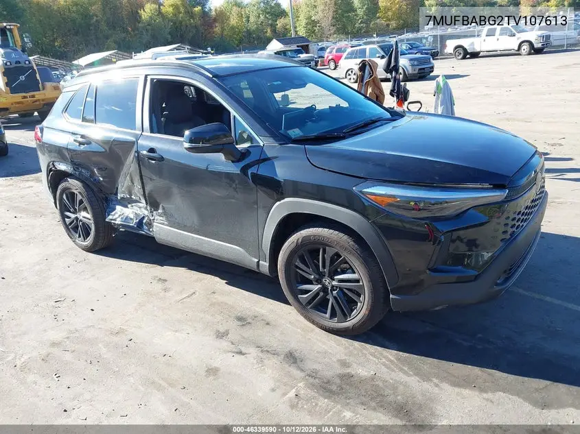TOYOTA COROLLA CROSS 2026, VIN 7MUFBABG2TV107613