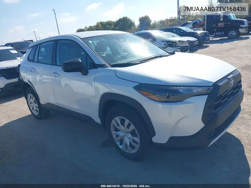 TOYOTA COROLLA CROSS 2026, VIN 7MUAAABG7TV168436