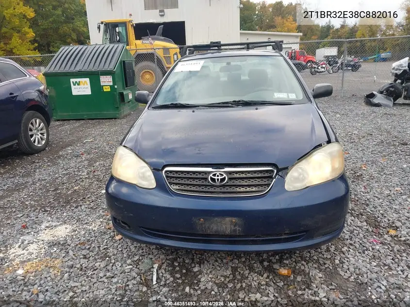 2008 TOYOTA COROLLA II VIN 2T1BR32E38C882016 — фото 12