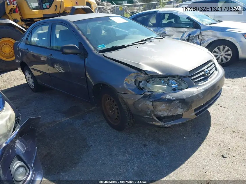 TOYOTA COROLLA 2003, VIN 1NXBR32E13Z179652