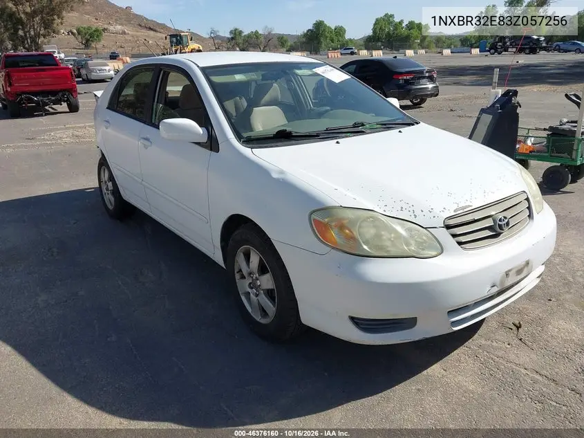 TOYOTA COROLLA 2003, VIN 1NXBR32E83Z057256