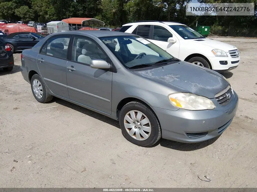 TOYOTA COROLLA 2004, VIN 1NXBR32E44Z242776