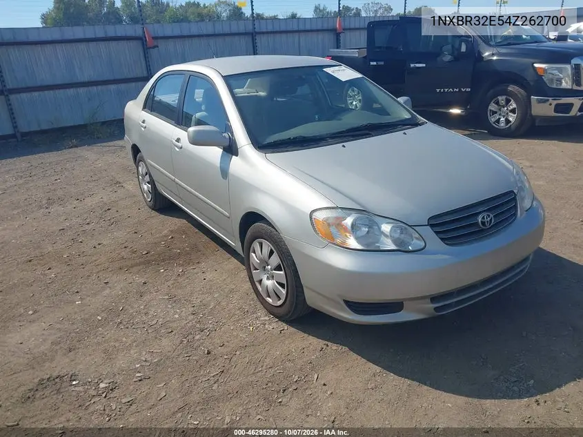 TOYOTA COROLLA 2004, VIN 1NXBR32E54Z262700