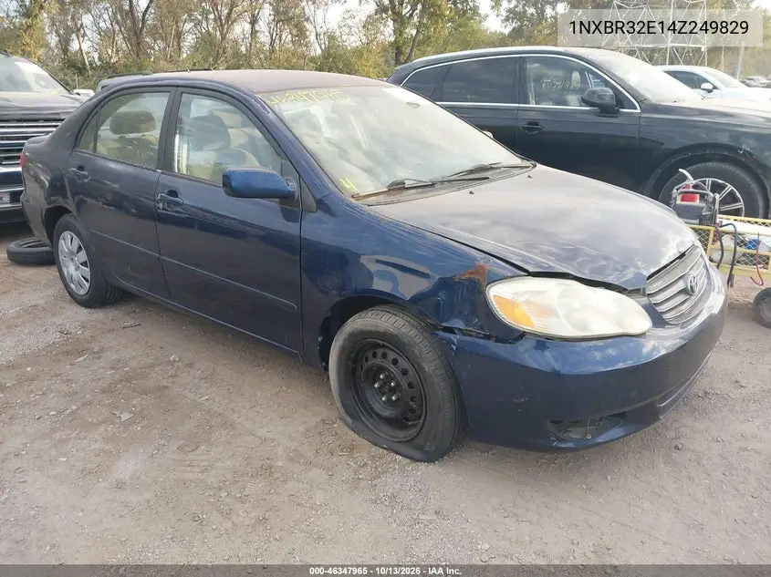 TOYOTA COROLLA 2004, VIN 1NXBR32E14Z249829