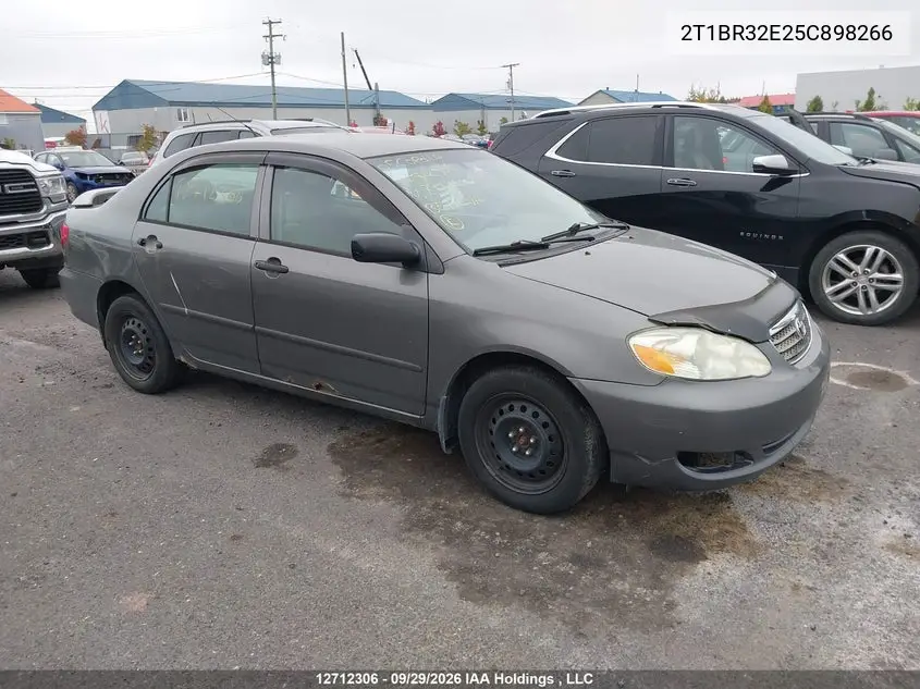 TOYOTA COROLLA 2005, VIN 2T1BR32E25C898266