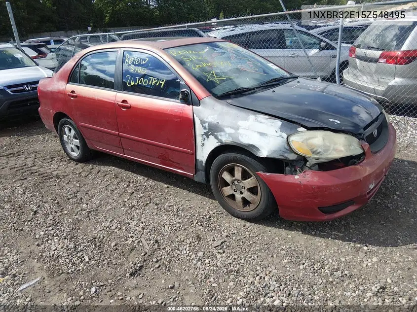 TOYOTA COROLLA 2005, VIN 1NXBR32E15Z548495