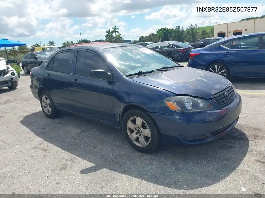 TOYOTA COROLLA 2005, VIN 1NXBR32E85Z507877