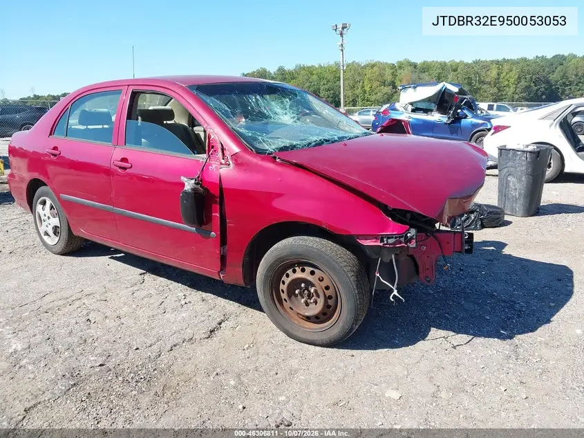 TOYOTA COROLLA 2005, VIN JTDBR32E950053053