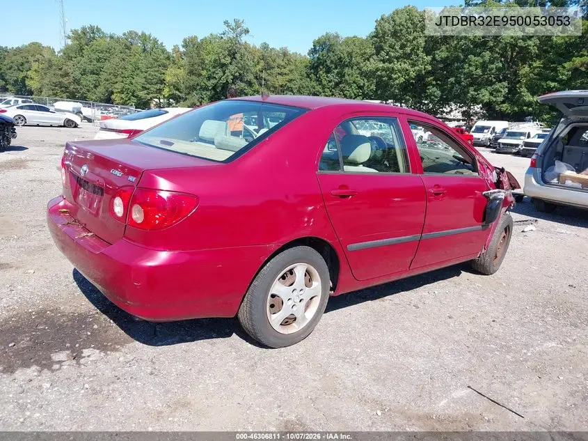 2005 TOYOTA COROLLA VIN JTDBR32E950053053 — фото 4